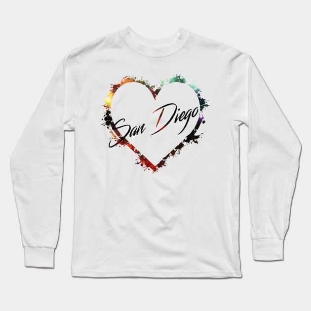 I Love San Diego Long Sleeve T-Shirt by StupidHead